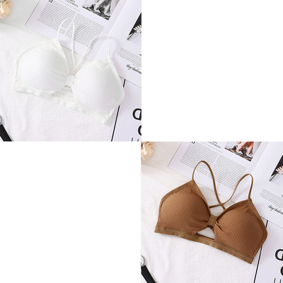 Seksi ženski grudnjak bez leđa Bešavni križni ljepotan grudnjak s omotom na leđima Djevojka Udoban prsluk Donje rublje Ženski ženski grudnjaci bez žica