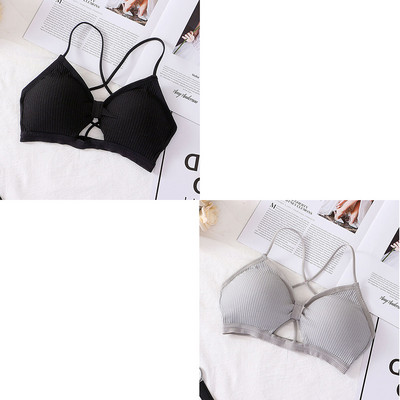 Seksi ženski grudnjak bez leđa Bešavni križni ljepotan grudnjak s omotom na leđima Djevojka Udoban prsluk Donje rublje Ženski ženski grudnjaci bez žica
