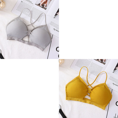 Seksi ženski grudnjak bez leđa Bešavni križni ljepotan grudnjak s omotom na leđima Djevojka Udoban prsluk Donje rublje Ženski ženski grudnjaci bez žica