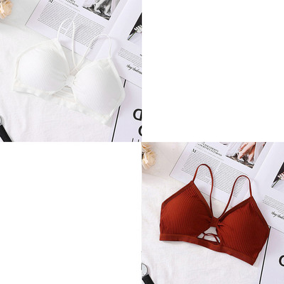 Seksi ženski grudnjak bez leđa Bešavni križni ljepotan grudnjak s omotom na leđima Djevojka Udoban prsluk Donje rublje Ženski ženski grudnjaci bez žica