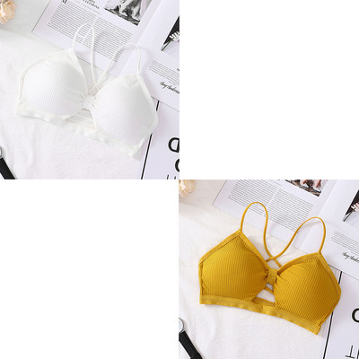 Seksi ženski grudnjak bez leđa Bešavni križni ljepotan grudnjak s omotom na leđima Djevojka Udoban prsluk Donje rublje Ženski ženski grudnjaci bez žica