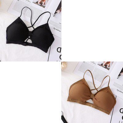 Seksi ženski grudnjak bez leđa Bešavni križni ljepotan grudnjak s omotom na leđima Djevojka Udoban prsluk Donje rublje Ženski ženski grudnjaci bez žica