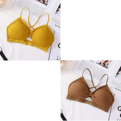 Seksi ženski grudnjak bez leđa Bešavni križni ljepotan grudnjak s omotom na leđima Djevojka Udoban prsluk Donje rublje Ženski ženski grudnjaci bez žica