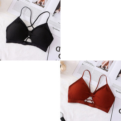 Seksi ženski grudnjak bez leđa Bešavni križni ljepotan grudnjak s omotom na leđima Djevojka Udoban prsluk Donje rublje Ženski ženski grudnjaci bez žica