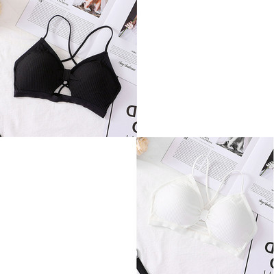 Seksi ženski grudnjak bez leđa Bešavni križni ljepotan grudnjak s omotom na leđima Djevojka Udoban prsluk Donje rublje Ženski ženski grudnjaci bez žica
