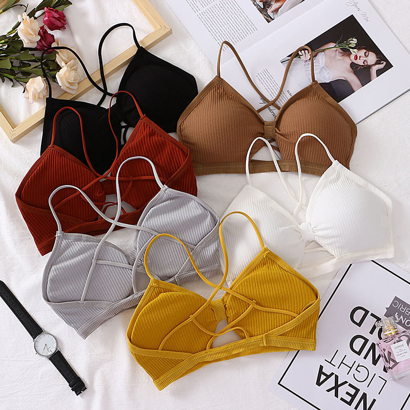 Seksi ženski grudnjak bez leđa Bešavni križni ljepotan grudnjak s omotom na leđima Djevojka Udoban prsluk Donje rublje Ženski ženski grudnjaci bez žica