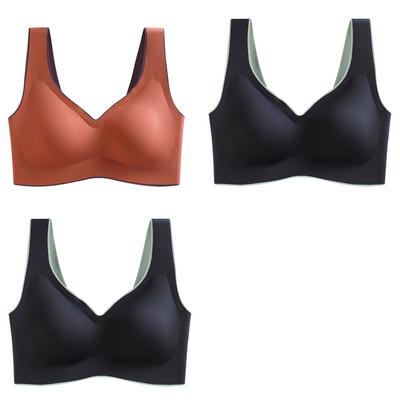 3tk Latex Plus Size Push Up Bralette õmblusteta rinnahoidjad naistele rinnahoidja vest kogub põrutuskindlad padja rinnahoidjad Dropshipping