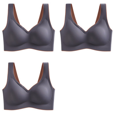 3tk Latex Plus Size Push Up Bralette õmblusteta rinnahoidjad naistele rinnahoidja vest kogub põrutuskindlad padja rinnahoidjad Dropshipping