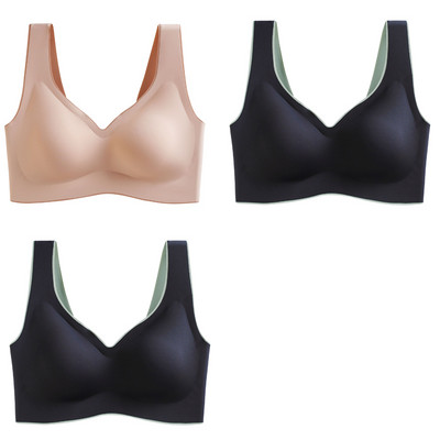 3tk Latex Plus Size Push Up Bralette õmblusteta rinnahoidjad naistele rinnahoidja vest kogub põrutuskindlad padja rinnahoidjad Dropshipping