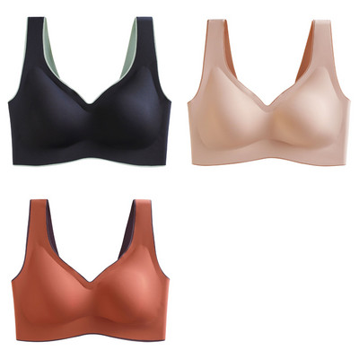 3tk Latex Plus Size Push Up Bralette õmblusteta rinnahoidjad naistele rinnahoidja vest kogub põrutuskindlad padja rinnahoidjad Dropshipping