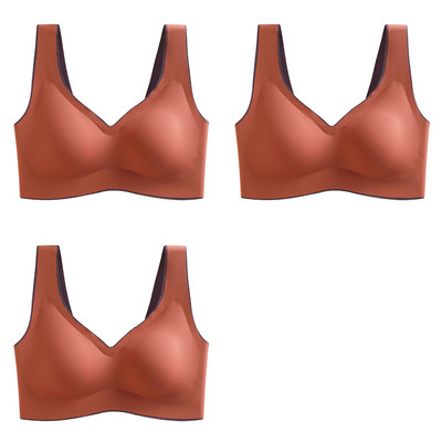 3tk Latex Plus Size Push Up Bralette õmblusteta rinnahoidjad naistele rinnahoidja vest kogub põrutuskindlad padja rinnahoidjad Dropshipping