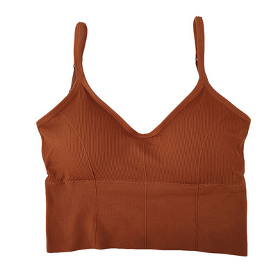 Ženske kratke majice bez rukava Bešavno donje rublje Ženske kratke majice Ženske sportske majice Seksi donje rublje s niskim leđima Bez rukava Podstavljene kamisole Femme