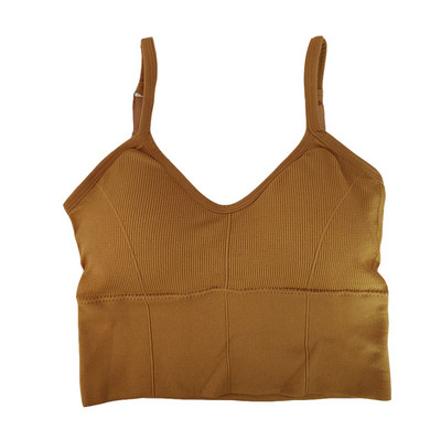 Ženske kratke majice bez rukava Bešavno donje rublje Ženske kratke majice Ženske sportske majice Seksi donje rublje s niskim leđima Bez rukava Podstavljene kamisole Femme