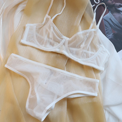 Διάφανο σετ σουτιέν χωρίς ραφές Γυναικεία εσώρουχα Σέξι γυναικεία Bralette Fashion Σετ σουτιέν δύο τεμαχίων και σετ εσώρουχα μυστικά