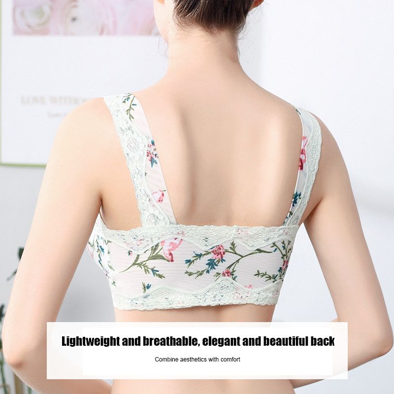 Fermoar frontal, fără fir, nou, confortabil, sexy, fără inel de oțel, respirabil, activ pentru yoga, sport, lenjerie de corp, fără sârmă