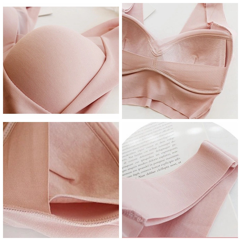 Sutiene fără cusături pentru femei Sutien Push Up pentru femei fără sârmă Cupă subțire Lenjerie de corp pentru femei Bralette Plus Size Lenjerie 5XL