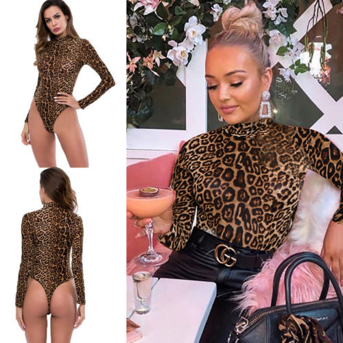 Uus seksikas naiste pikkade varrukatega kilpkonnakaelusega body