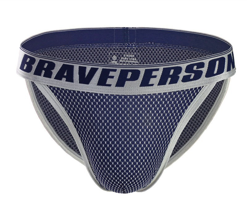 2020 BRAVE PERSON Brand Ανδρικά Εσώρουχα Ανδρικά Σλιπ Νέου στυλ Ανδρικά σέξι σώβρακα Ανδρικά εσώρουχα από νάιλον χαμηλή μέση