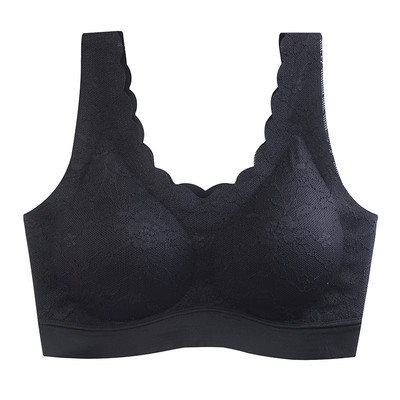 Γυναικείο σουτιέν χωρίς ραφή από λατέξ ώθηση επάνω Εσώρουχα Ψύξη Συγκεντρώνει μαξιλαράκι με προστασία από κραδασμούς Γυναικεία οικεία μόδα Μαλακό άνετο μπραλέτ