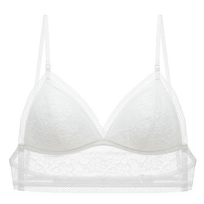 Γυναικείο σέξι σουτιέν με εξώπλατο στυλ Κομψό δαντέλα χωρίς ραφή Bralette Triangle Cup Αόρατα σουτιέν χωρίς κόκαλα για φόρεμα μαλακά λεπτά εσώρουχα