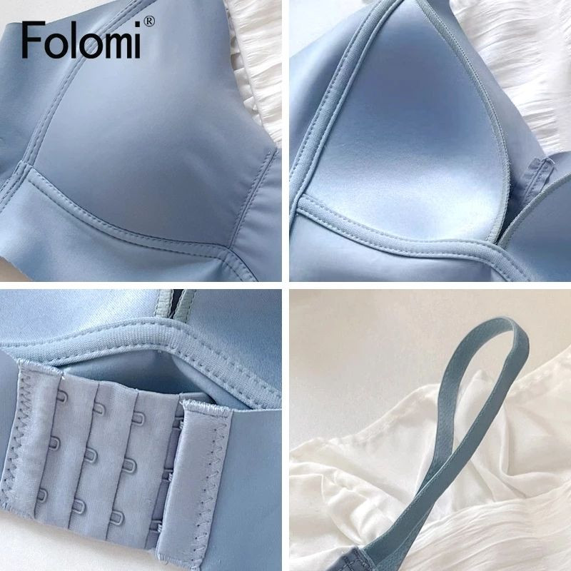 Sutiene tip vestă fără cusuri Moale fără sârmă Sutien sexy cupa subțire Ventilație Sutiene pentru femei Piept mic Lenjerie de corp Push Up Simplicity