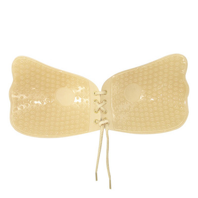 Γυναικείο αόρατο σουτιέν Super Push Up χωρίς ραφή αυτοκόλλητο, κολλώδες γαμήλιο πάρτι μπροστά στράπλες ABCD Cup Fly σουτιέν