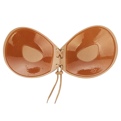 Γυναικείο αόρατο σουτιέν Super Push Up χωρίς ραφή αυτοκόλλητο, κολλώδες γαμήλιο πάρτι μπροστά στράπλες ABCD Cup Fly σουτιέν