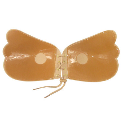 Γυναικείο αόρατο σουτιέν Super Push Up χωρίς ραφή αυτοκόλλητο, κολλώδες γαμήλιο πάρτι μπροστά στράπλες ABCD Cup Fly σουτιέν