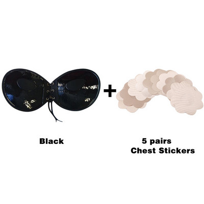 Γυναικείο αόρατο σουτιέν Super Push Up χωρίς ραφή αυτοκόλλητο, κολλώδες γαμήλιο πάρτι μπροστά στράπλες ABCD Cup Fly σουτιέν