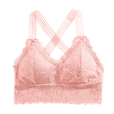 Γυναικεία σέξι δαντελένια εσώρουχα γαλλικού στυλ Beauty back tube σουτιέν φλοράλ δαντέλα καμισόλ Γυναικεία εσώρουχα βάσης нижнее белье женское