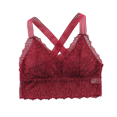 Γυναικεία σέξι δαντελένια εσώρουχα γαλλικού στυλ Beauty back tube σουτιέν φλοράλ δαντέλα καμισόλ Γυναικεία εσώρουχα βάσης нижнее белье женское