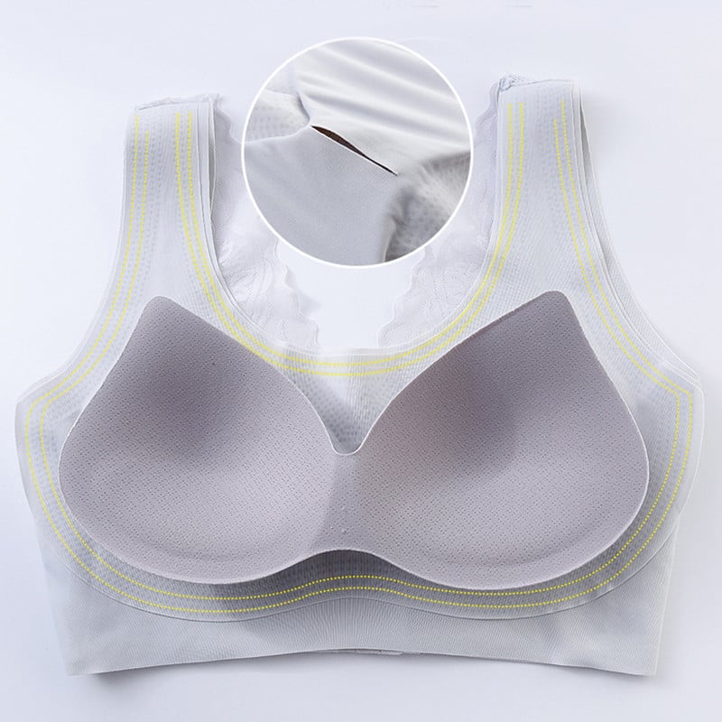 Uus lateksist plusssuuruses rinnahoidja kogub reguleerimistüüpi ilma terasrõngata Seksikas pits, ilus seljaosa õmblusteta aluspesu topsid Push Up rinnahoidja ülaosa