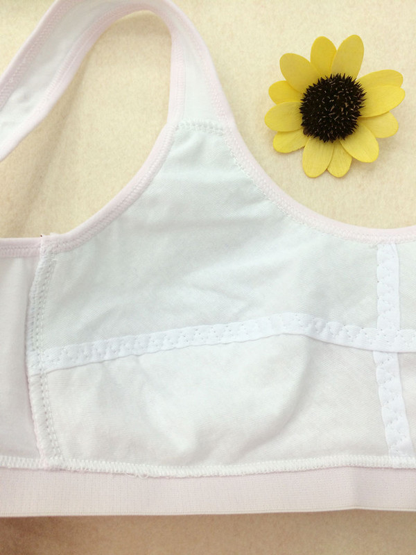 Bumbac Adolescent Tineri Studenți Subțire Respirabil Sutiene de antrenament fără sârmă Vestă de reglare pentru fete Lenjerie intimă pentru copii