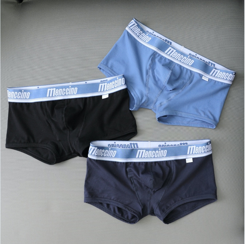 Lenjerie de corp pentru bărbați, sexy, cu talie joasă, respirabilă, din bumbac, pantaloni moi, Calzoncillo Hombrey, boxer de înaltă calitate