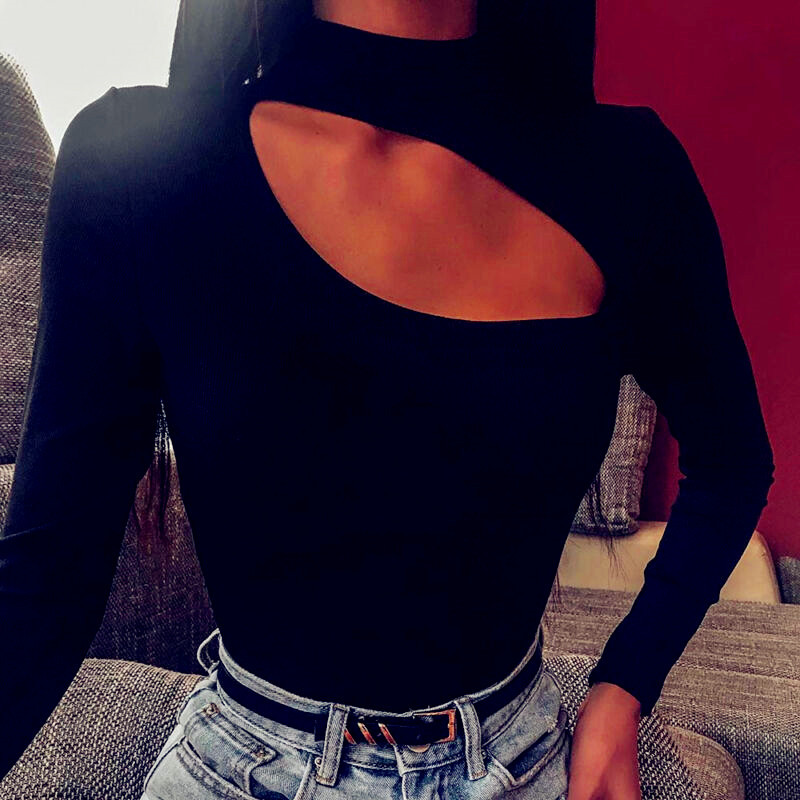 Γυναικεία μακρυμάνικη ολόσωμη φόρμα Stretch Leotard Turtleneck Ολόσωμη φόρμα μόδας Lady Elegant Sexy Slim Bodycon Boho Beach Cocktail Club