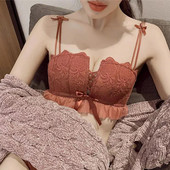 Novi ženski bežični grudnjak s vezom za žene Grils seksi push up studentsko donje rublje Čipkani bešavni grudnjak Žensko donje rublje