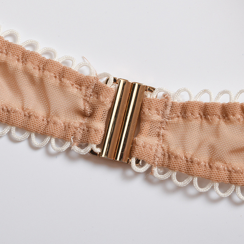 Aduloty Νέο σέξι εσώρουχα δικτυωτό κοψίδι δαντέλα λουλούδι κέντημα σουτιέν άνετο push-ups εσώρουχο βλεφαρίδων μονοκόμματο εσώρουχο