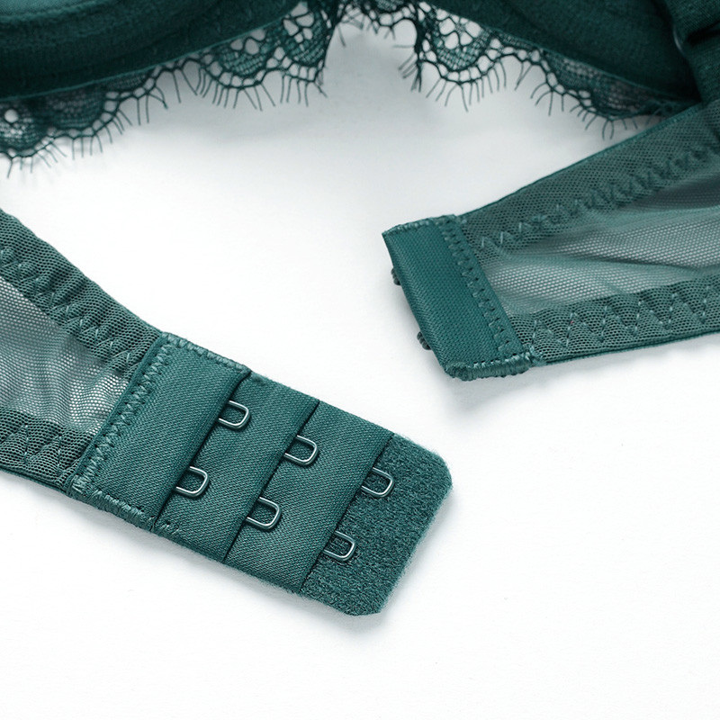 Set sutien pentru femei marimi mari sutien din dantelă cu garnitură pentru gene cu sârmă, căptușit ușor cupa CDE sutien Lenjerie intima 95D lenjerie femei