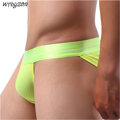 WIDYZON Lenjerie de corp sexy pentru bărbați Slip pentru bărbați Chiloți jacquard Jockstrap Slip pentru bărbați Cuecas Bikini Chiloți pentru bărbați Snur de nailon pentru bărbați