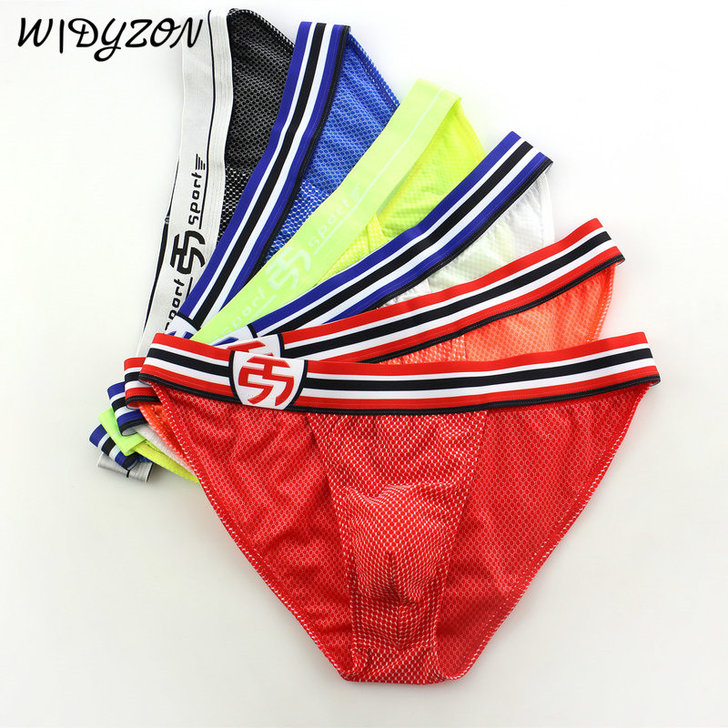 WIDYZON Lenjerie de corp sexy pentru bărbați Slip pentru bărbați Chiloți jacquard Jockstrap Slip pentru bărbați Cuecas Bikini Chiloți pentru bărbați Snur de nailon pentru bărbați