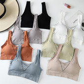 Sutiene de sport căptușite fără sârmă pentru femei, îmbrăcăminte sportivă pentru alergare, noua vestă de fitness, yoga, sală, lenjerie de somn respirabilă pentru fete