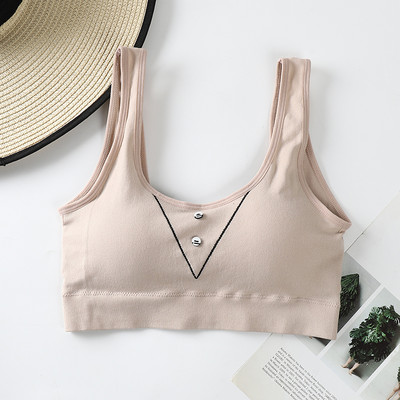 Sutiene de sport căptușite fără sârmă pentru femei, îmbrăcăminte sportivă pentru alergare, noua vestă de fitness, yoga, sală, lenjerie de somn respirabilă pentru fete