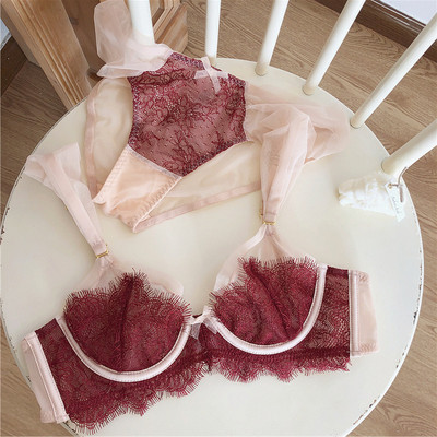 Lagani i ultratanki set gaćica Wriufred Čipka velike veličine seksi donje rublje odijelo novi set grudnjaka za prilagodbu