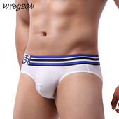 Ανδρικά εσώρουχα Σέξι ανδρικά σλιπ Εσώρουχα Μαλακά αναπνεύσιμα μπικίνι ανδρικά σώβρακα Jockstrap Cuecas U Pouch Σλιπ Ανδρικά εσώρουχα