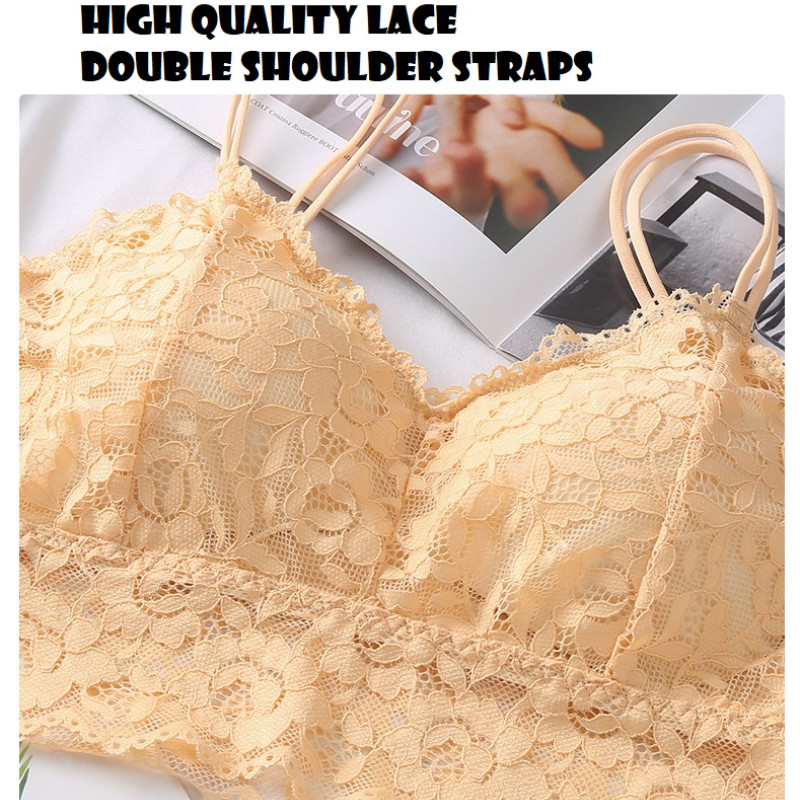 Set de sutien din dantelă pentru femei Set de lenjerie sexy Bralette franceză Chiloți din dantelă Set de chiloți sutien decupat Set de lenjerie intimă fără sudură pentru femei