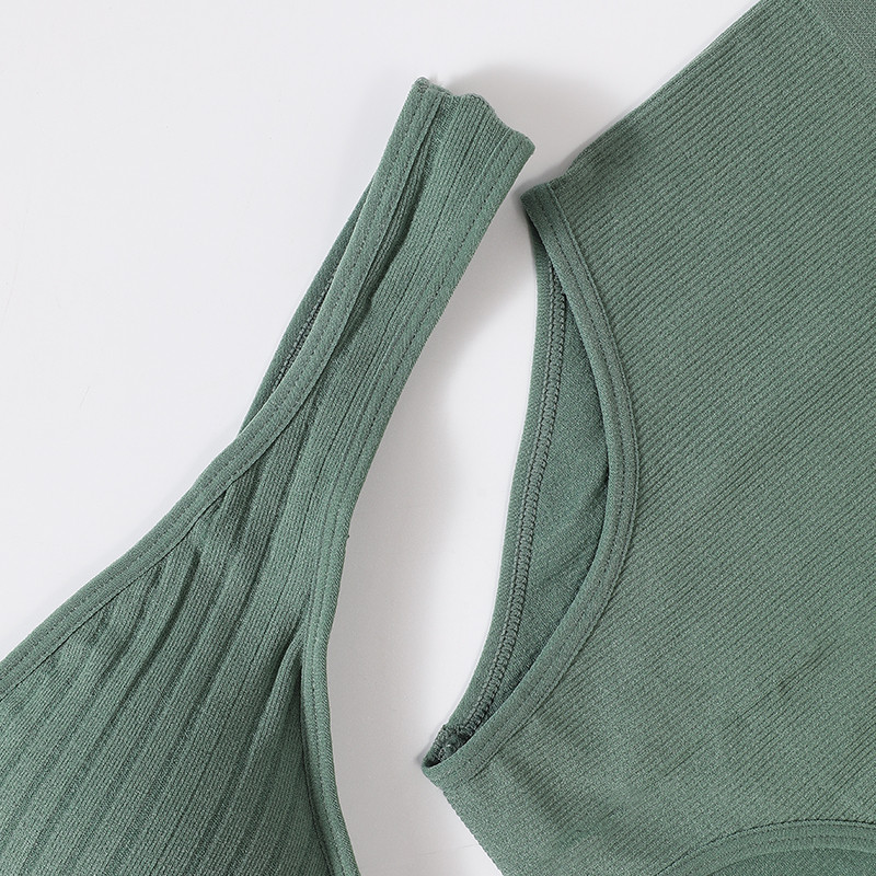 Lenjerie de corp pentru femei Set de chiloți sutien sport Sutien fără sârmă Set sexy de top fără cusături Slip cu talie înaltă Set de lenjerie cu decolteu în V