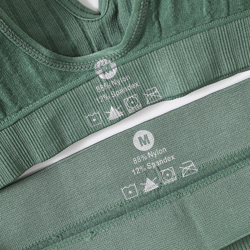 Lenjerie de corp pentru femei Set de chiloți sutien sport Sutien fără sârmă Set sexy de top fără cusături Slip cu talie înaltă Set de lenjerie cu decolteu în V