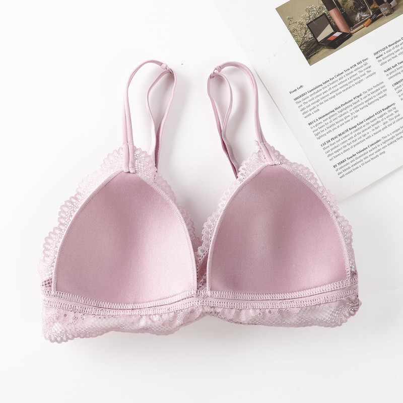 Ženski komplet kratkih čipkastih grudnjaka Čipkasti grudnjak Seksi donje rublje Bešavno donje rublje Push up grudnjak Ultratanke tange Seksi donje rublje bez leđa