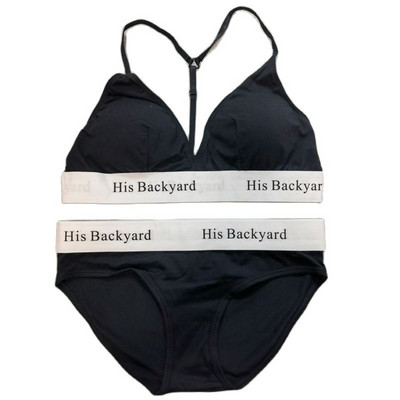 Γυναικεία εσώρουχα 2 τεμαχίων κοστούμι σουτιέν εσώρουχα T-String παντελόνι αθλητικό αναψυχής άνετα βαμβακερό γιλέκο χωρίς ραφές σέξι ρούχα για το σπίτι