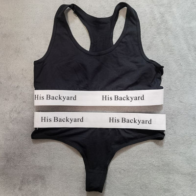 Γυναικεία εσώρουχα 2 τεμαχίων κοστούμι σουτιέν εσώρουχα T-String παντελόνι αθλητικό αναψυχής άνετα βαμβακερό γιλέκο χωρίς ραφές σέξι ρούχα για το σπίτι